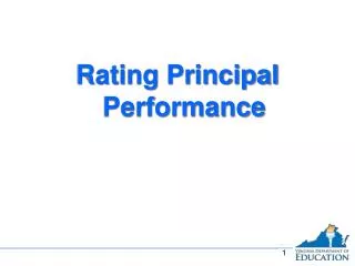 Rating Principal Performance