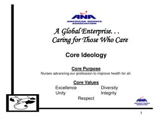 A Global Enterprise. . . Caring for Those Who Care