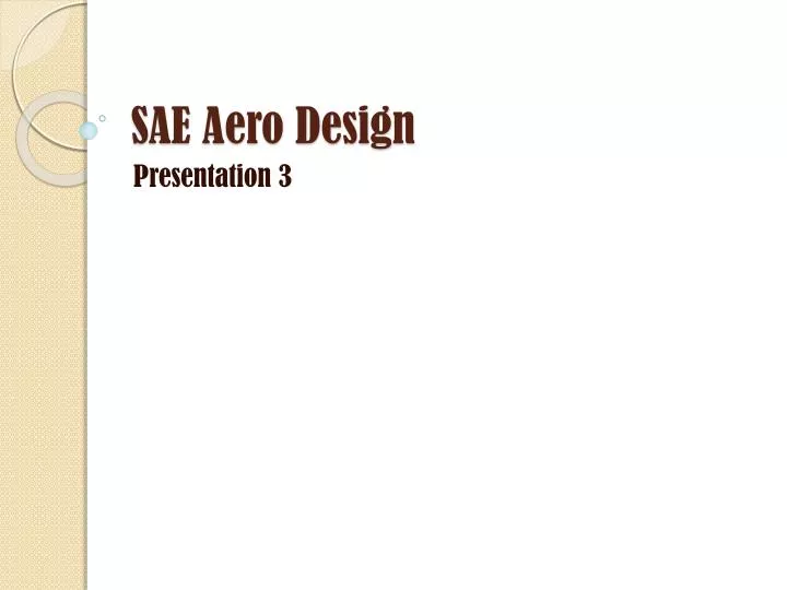 sae aero design