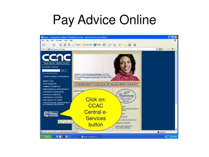 pay advice online
