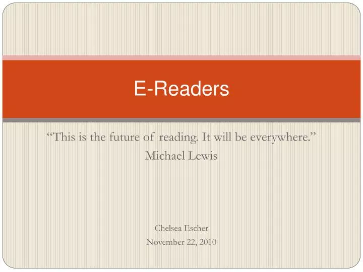 e readers