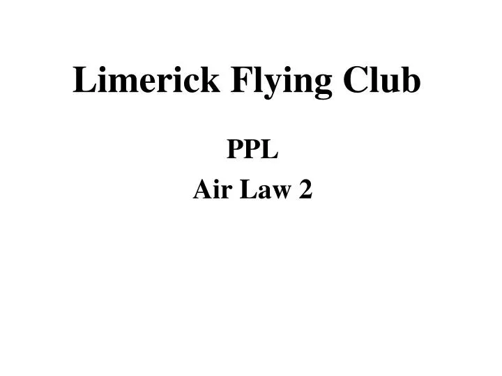 limerick flying club