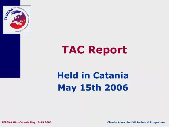 tac report