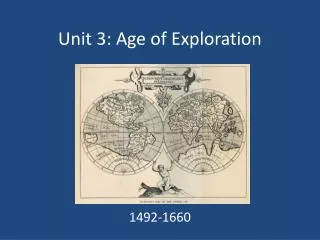 Unit 3: Age of Exploration