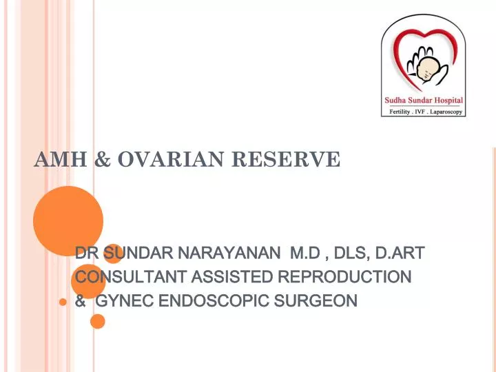 amh ovarian reserve