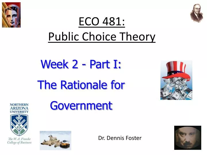 eco 481 public choice theory