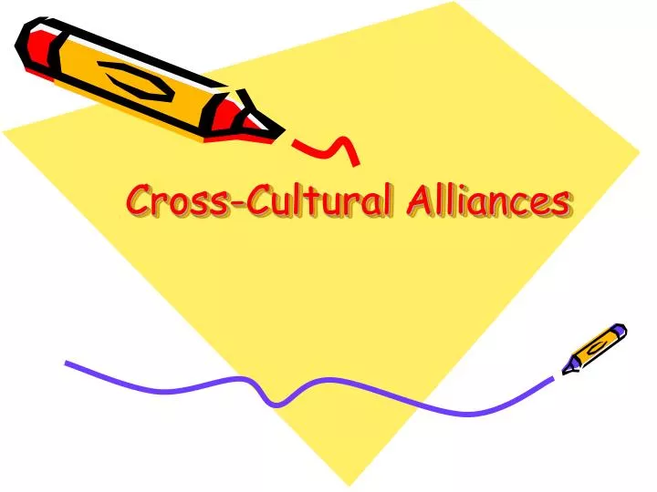 cross cultural alliances