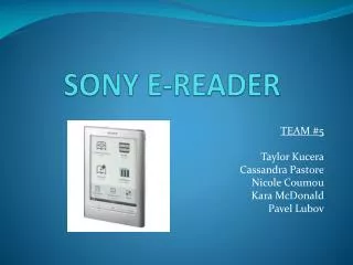 SONY E-READER