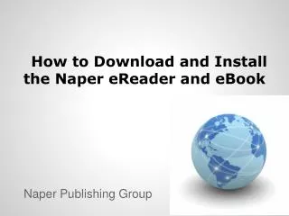 How to Download and Install the Naper eReader and eBook