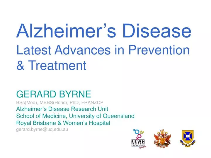 alzheimer s disease latest advances in prevention treatment