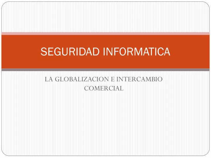 seguridad informatica