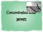 Concentrated solar power - slide 1
