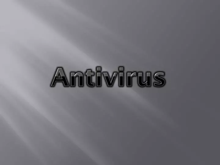 antivirus