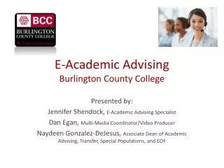 E-Academic Advising Burlington County College