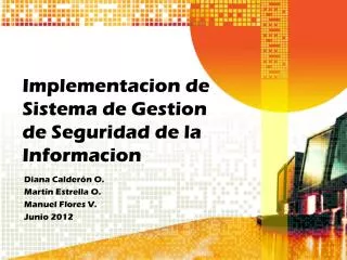 implementacion de sistema de gestion de seguridad de la informacion