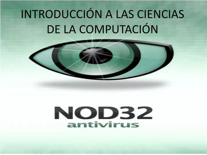 introducci n a las ciencias de la computaci n