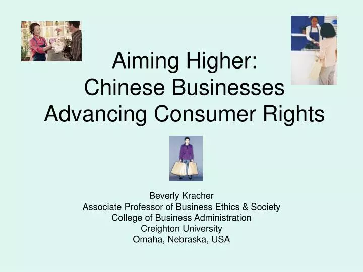 aiming higher chinese businesses advancing consumer rights