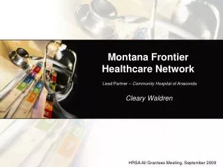 Montana Frontier Healthcare Network