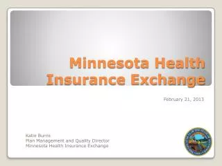 Minnesota Health Insurance Exchange