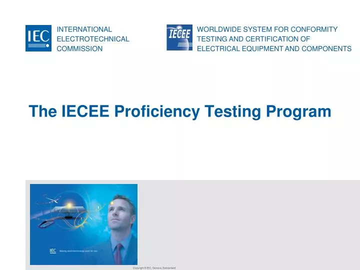 the iecee proficiency testing program
