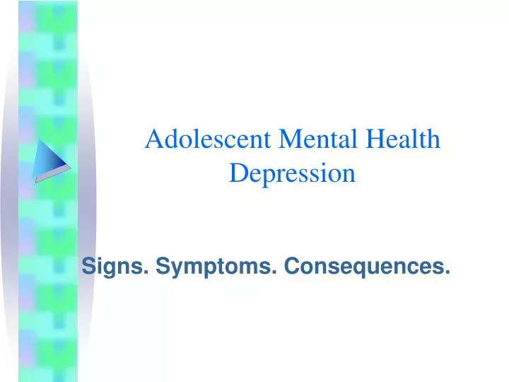 adolescent mental health depression