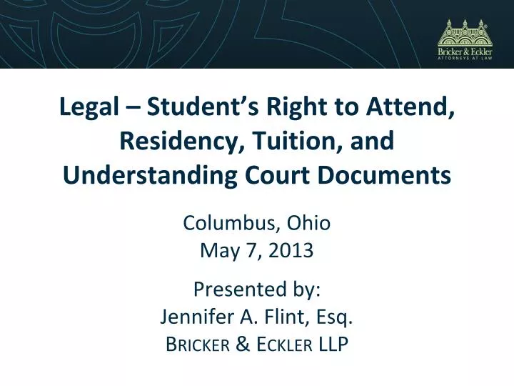 legal student s right to attend residency tuition and understanding court documents