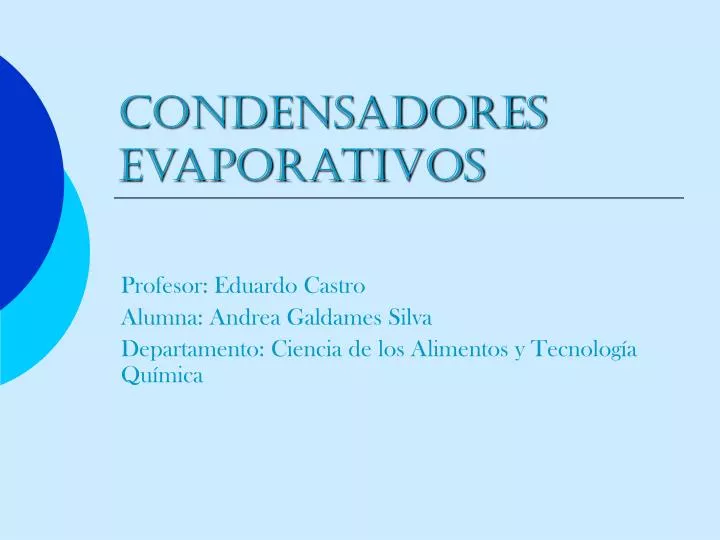 condensadores evaporativos