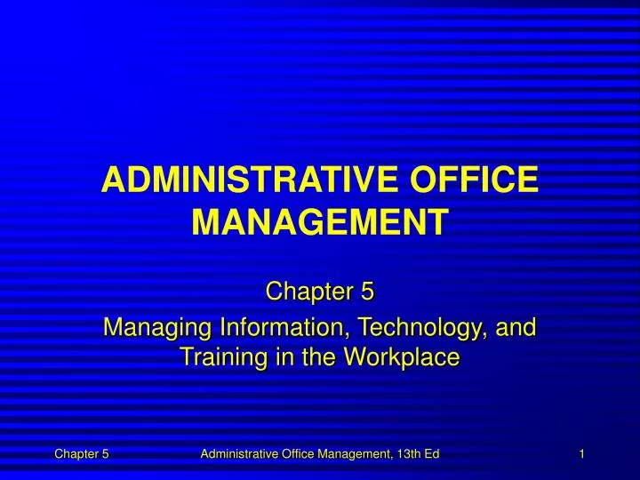 administrative office management