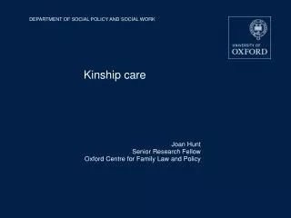 Kinship care