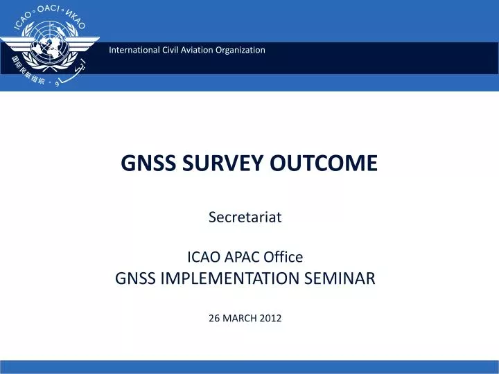 gnss survey outcome