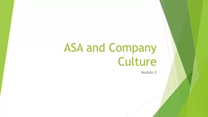 asa and company culture