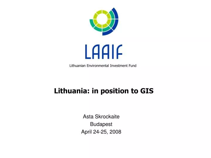 lithuania in position to gis