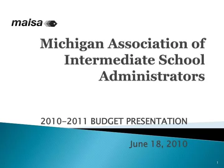 michigan association of intermediate school administrators