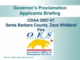 CDAA 2007-07 Santa Barbara County, Zaca Wildland Fire