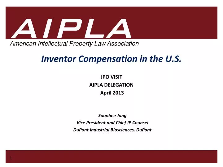 inventor compensation in the u s