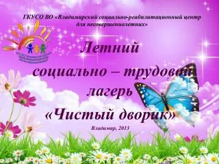 ГКУСО ВО «Владимирский социально-реабилитационный центр для несовершеннолетних»