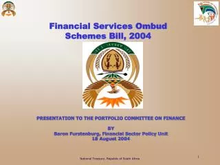 Financial Services Ombud Schemes Bill, 2004