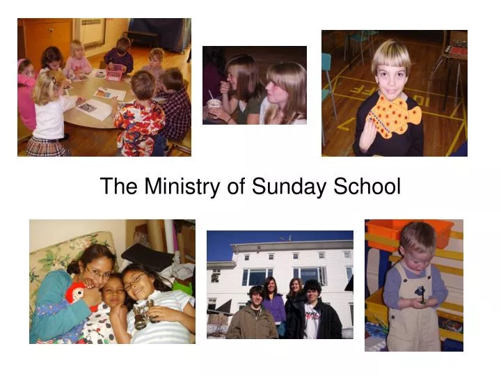 the ministry of sunday school