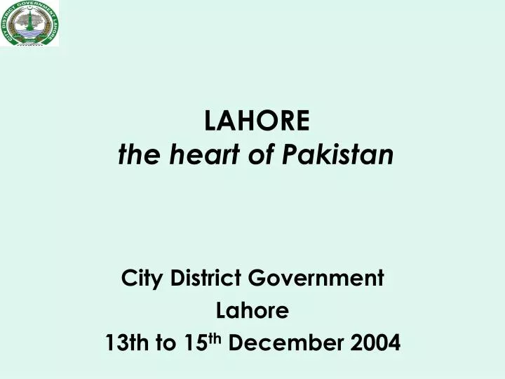 lahore the heart of pakistan