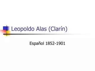 leopoldo alas clar n