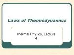 Laws of Thermodynamics - slide 1