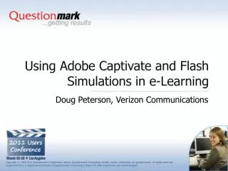 Using Adobe Captivate and Flash Simulations in e-Learning