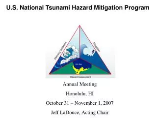 U.S. National Tsunami Hazard Mitigation Program