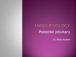 Endocrinology