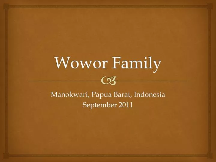 wowor family