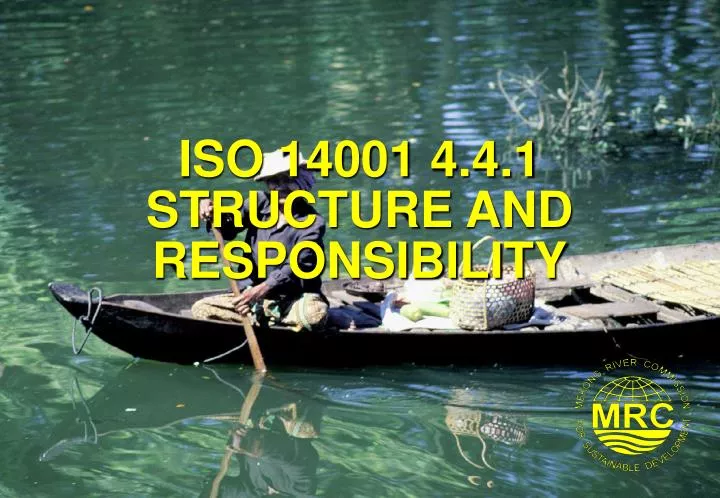 iso 14001 4 4 1 structure and responsibility