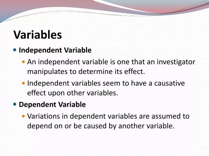 variables