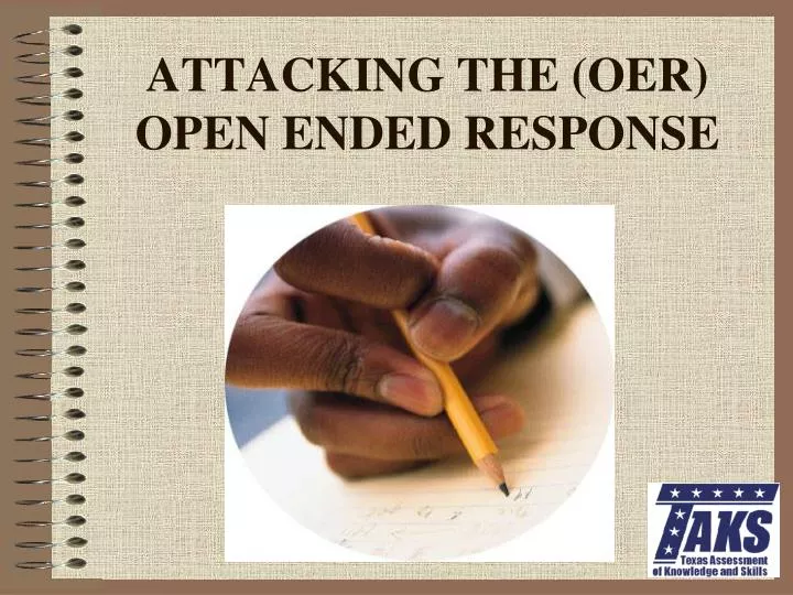 attacking the oer open ended response