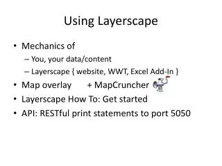 Using Layerscape