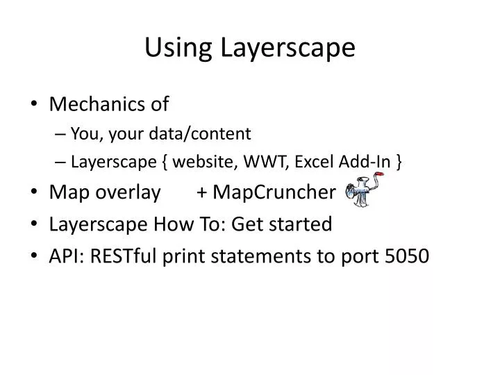 using layerscape